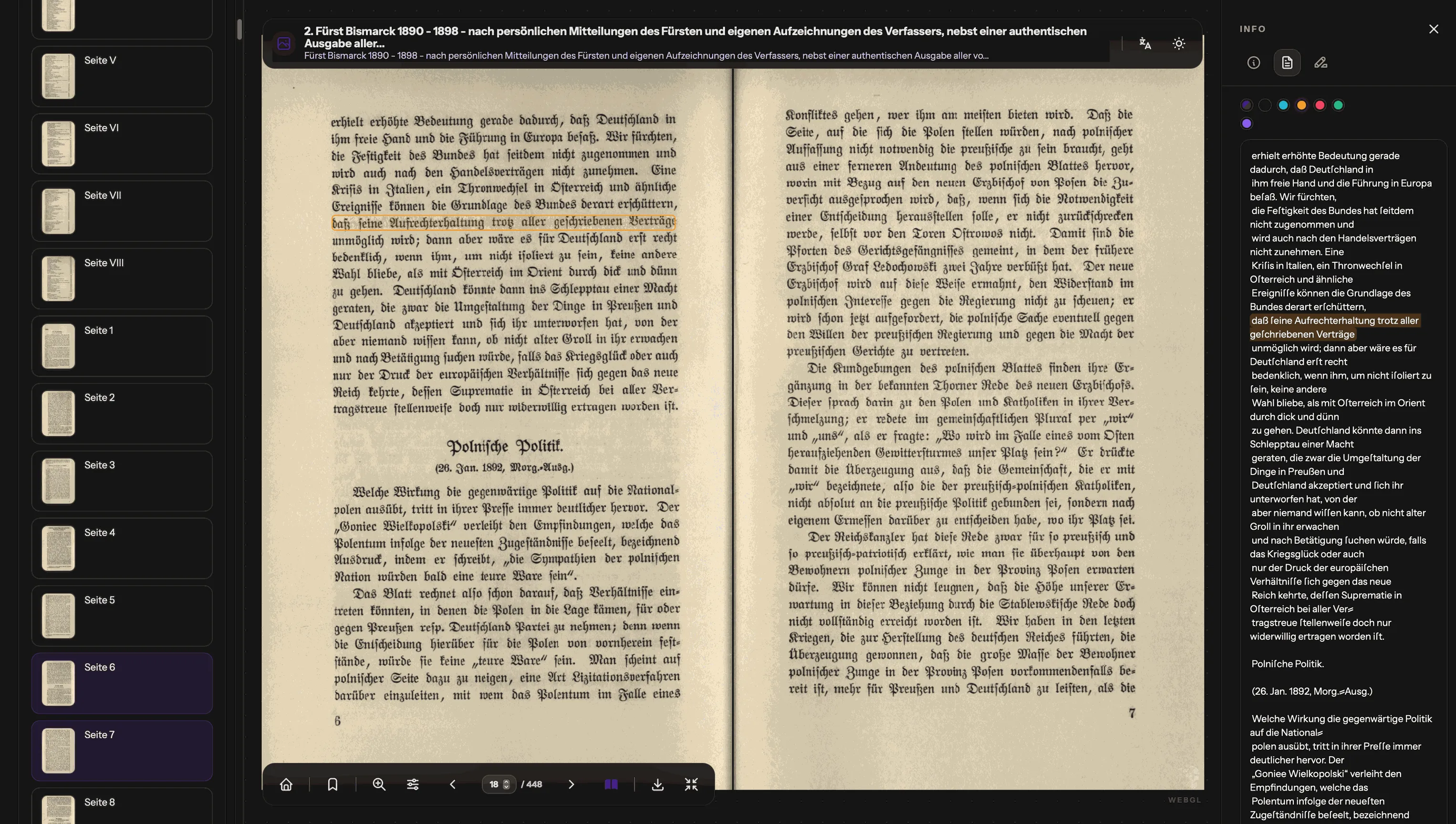 Mimir OCR overlay in dark mode